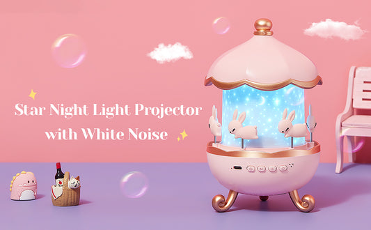 Cartoon Music Spinning Rabbit Projector