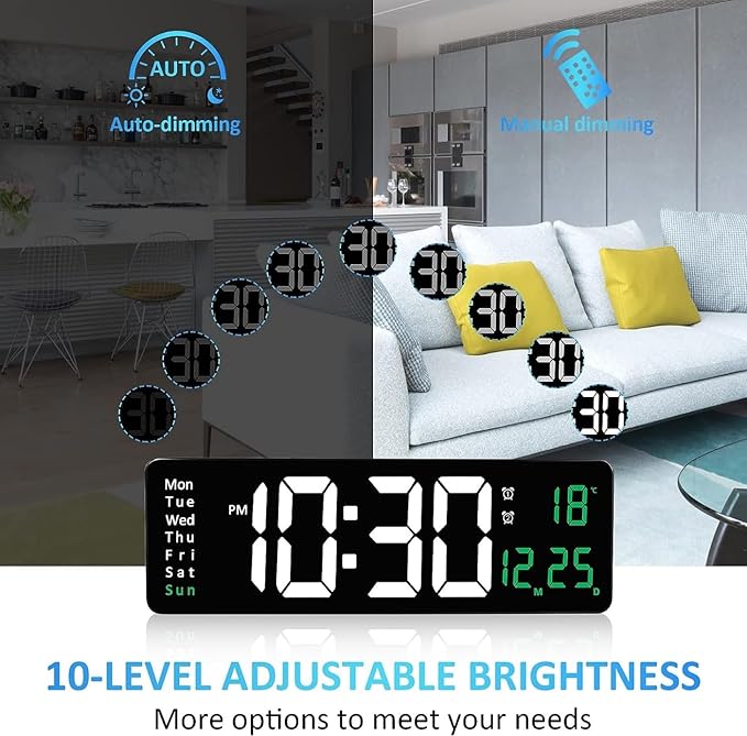 DIGITAL WALL CLOCK